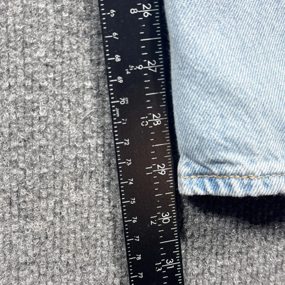 Levis Jeans Womens W30 Premium High‎ Loose Wide Leg Big E 90s style Cotton Hemp